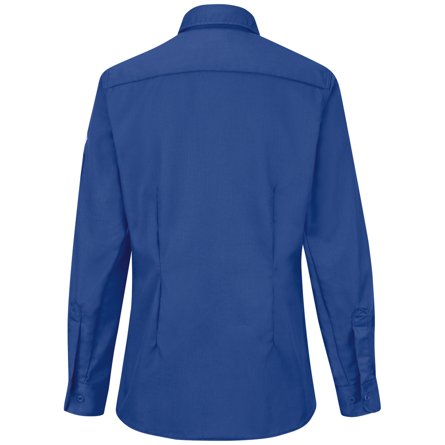Bulwark-fr-womens-qs23-lightweight-woven-shirt-royal-blue-back