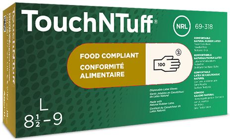 Ansell Conform Premium Latex Disposable Gloves 69-318 - Powder-Free Box