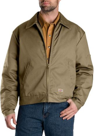 Dickies Men's Outerwear - Lined Eisenhower Jacket TJ15 - Khaki
