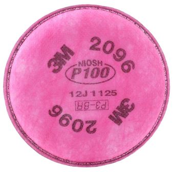 3M 2096 P100 Filters - Nuisance Acid Gas Relief