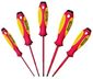 Knipex Tools Insulated Screwdriver Set with 3 Slotted and 2 Phillips 9T 653741