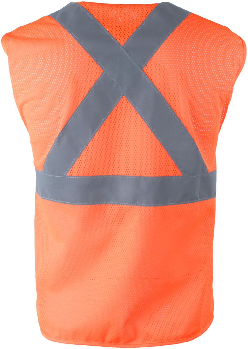 RefrigiWear 0197 Break-Away Mesh Safety Vest Orange Back