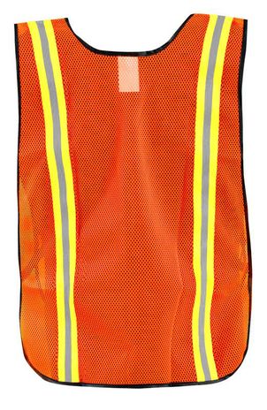 Occunomix LUX-XTTM Hi-Viz Mesh Two-Tone Vest Orange Back