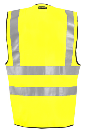 Occunomix OccuLux Surveyors High Vis Vest LUX-SSFS Black Yellow