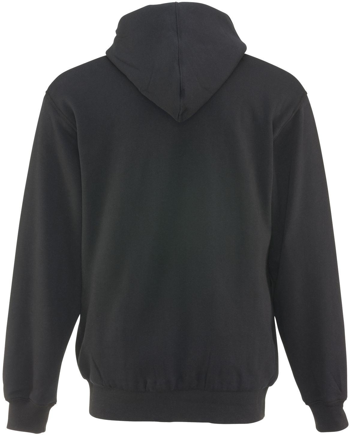 RefrigiWear 0487 Thermal Zipper Work Sweatshirt - With Hood, 2 Layer Black Back