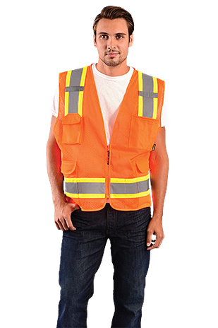 Value Two-Tone Surveyor Mesh Vest