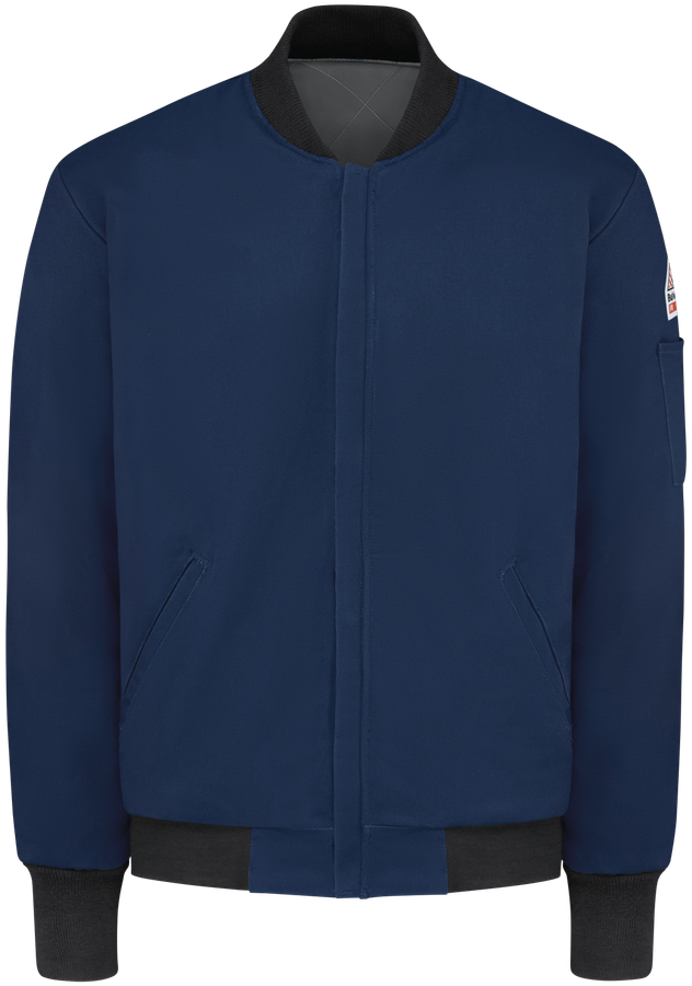 Bulwark SEZ3BK FR Female Zip Front Fleece Jacket Cotton Spandex Blend
