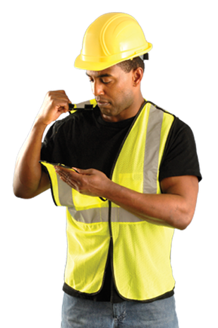 Occunomix ECO-GCB 5-Point Break-Away Mesh Vest Example