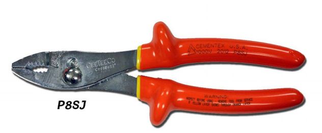 Cementex Insulated Slip Joint Pliers