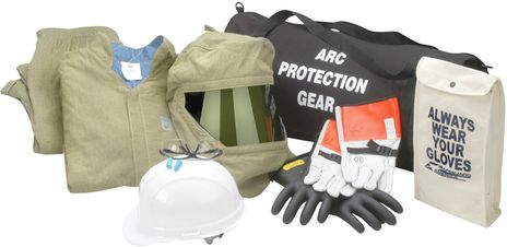 HRC Level 4 Arc Flash Suit Kit - Chicago Protective Master Series