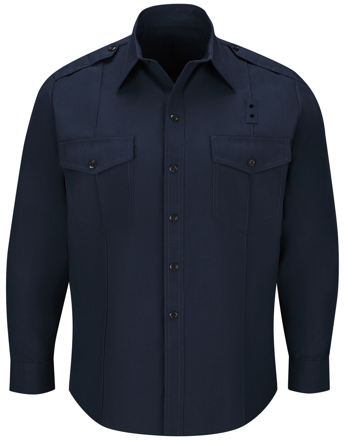 Workrite FR Chief Shirt FSC0 Classic Long Sleeve Midnight Navy Front