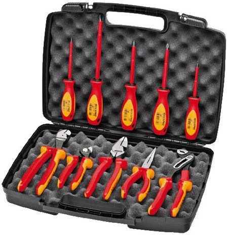 Milton® 9-Piece Insulated Pliers and Screwdrivers Tool Set, Rated 1000V  (EV02)