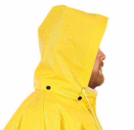 Tingley H31107 Webdri® Chemical Resistant Detachable Hood - PVC Coated, Tear Resistant Side