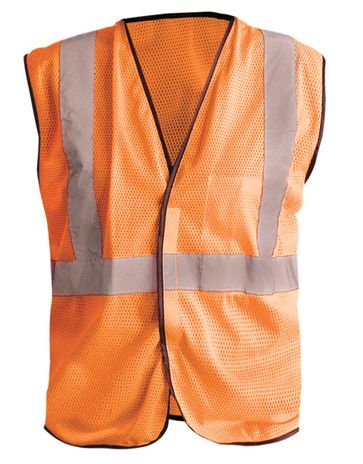 Occunomix Class 2 LUX-SSGC Mesh Standard Hi-Viz Vest Orange
