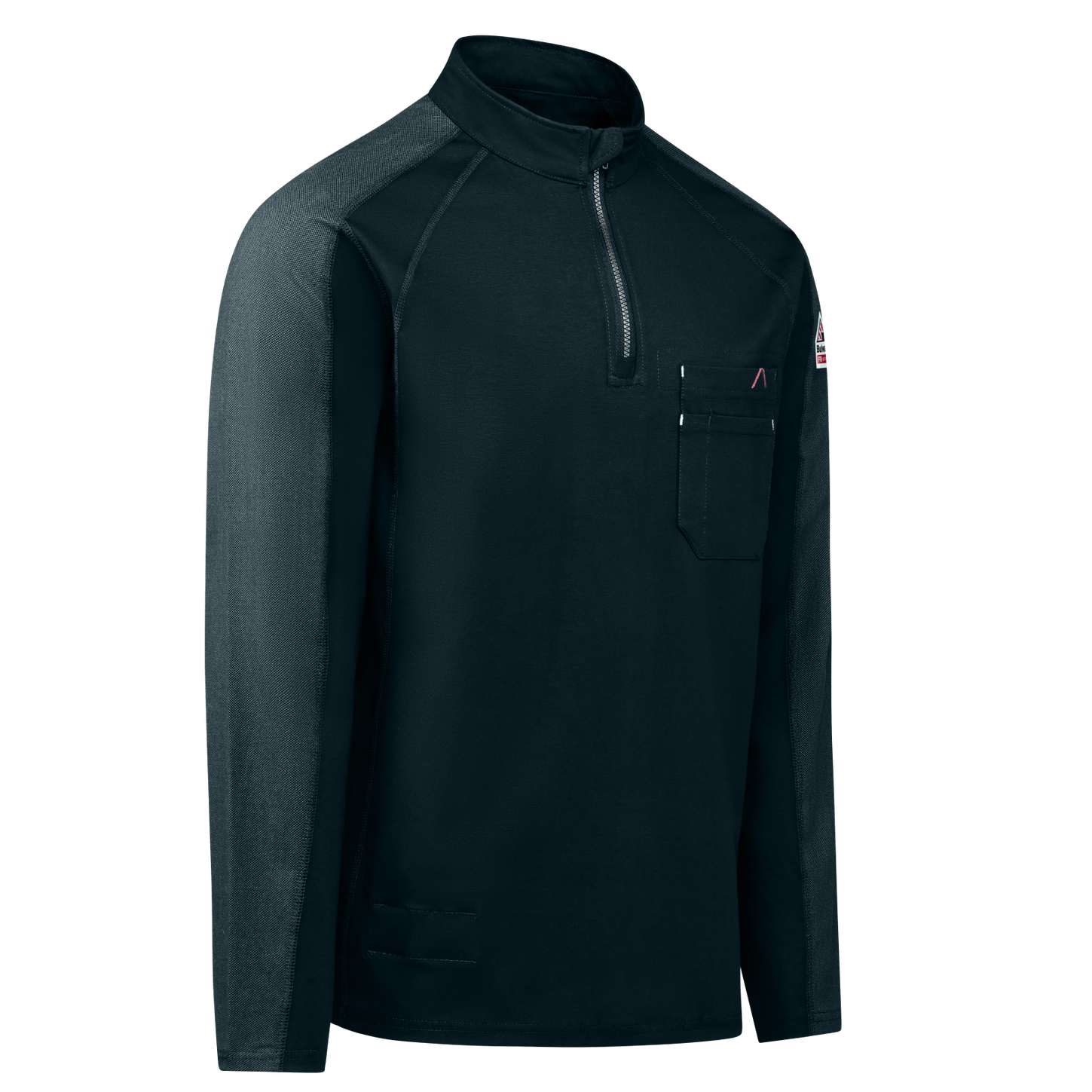 Bulwark-fr-stz2-mens-flex-knit-navy-side