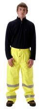 nasco envisage yellow hi viz premium breathable rain pants