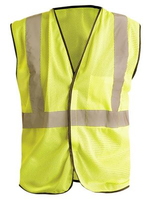 Occunomix Class 2 LUX-SSGC Mesh Standard Hi-Viz Vest Yellow