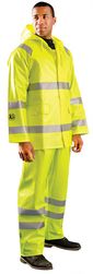 Occunomix Arc Flash Waterproof Rain Jacket LUX-TJR/FR Front