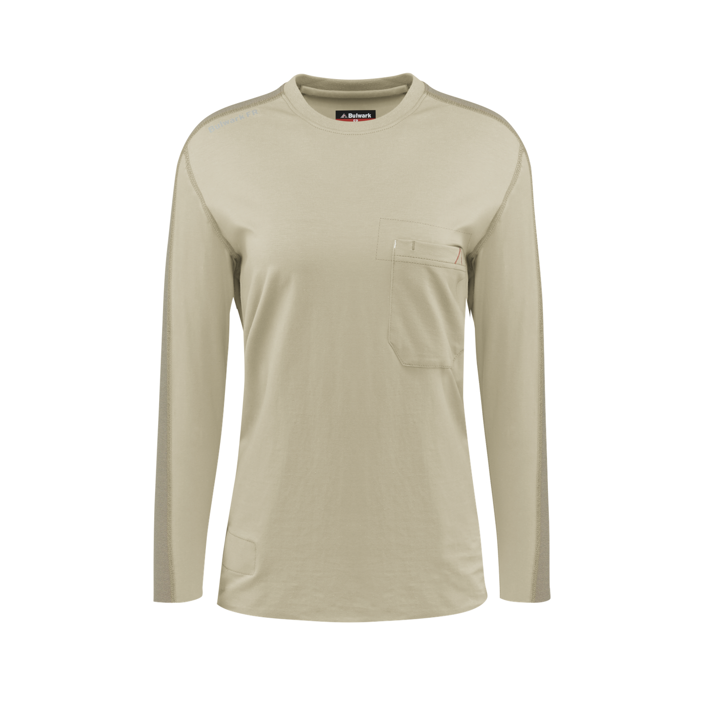 Bulwark-stt3-womens-tee-khaki-front