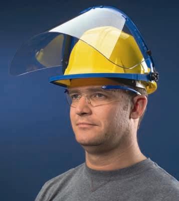 MCR Safety Crews Nylon Faceshield Bracket 101 In Raised Position