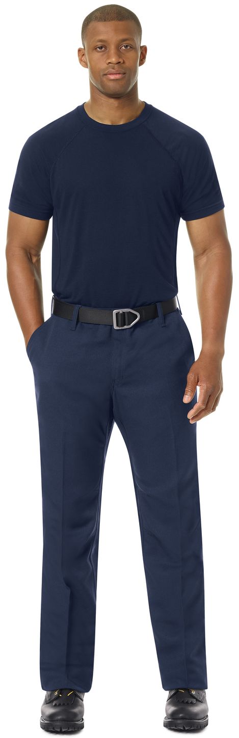 Workrite FR Pants FP30 Wildland Dual-Compliant Uniform Navy Example Front