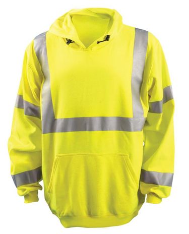 Occunomix LUX-SWT3FR HI-Viz Flame Resistant Pullover Hoodie Front
