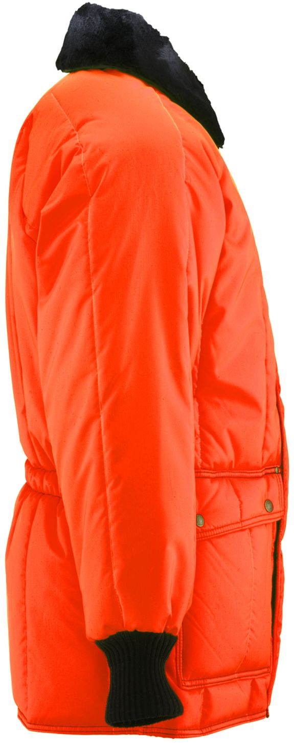 RefrigiWear 0358HV HiVis Iron-Tuff Siberian Coat Orange Right