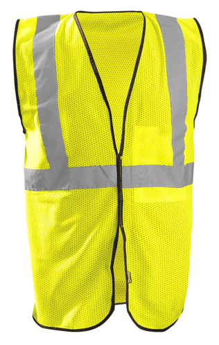 Occunomix ECO-GC Mesh Standard Hi-Viz Vest Front Yellow