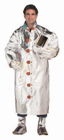 Chicago Protective 19 oz Aluminized Carbon Kevlar 50 inch Coat