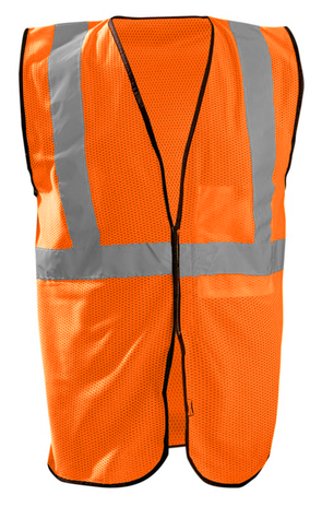 Occunomix ECO-GC Mesh Standard Hi-Viz Vest Front Orange