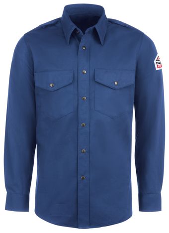 bulwark-fr-shirt-ses2-midweight-excel-snap-front-uniform-royal-blue-front.jpg