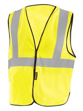 Occunomix LUX-XFR Hi-Viz Flame Resistant NON-ANSI Solid Vest Yellow Front