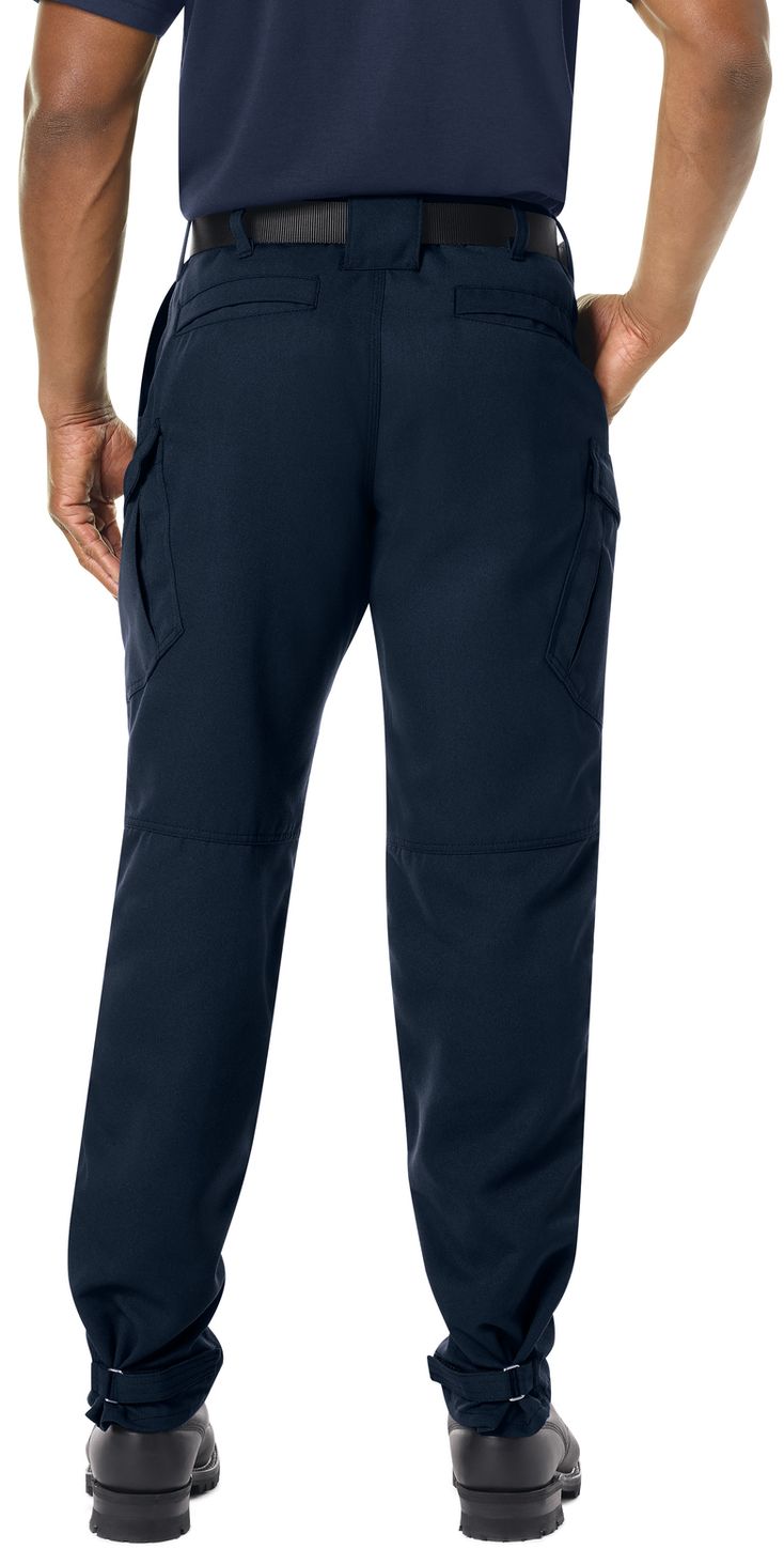 Workrite FR Pants FP62 Wildland Dual-Compliant Tactical Midnight Navy Example Back