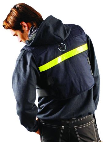 Occunomix PC1 Flame Resistant Phase Change Cooling Vest Back Example