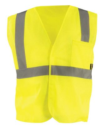 Occunomix ECO-IM Mesh Standard High Visibility Vest Front Yellow