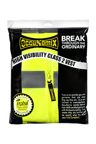 Occunomix Class 2 Solid Standard Vest With Zipper