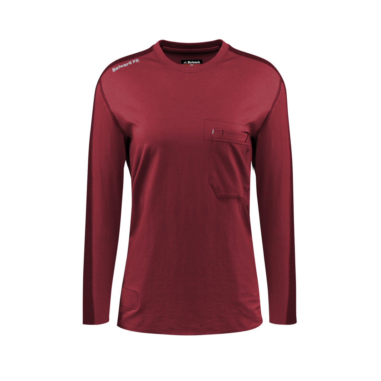 Bulwark-stt3-womens-tee-red-front