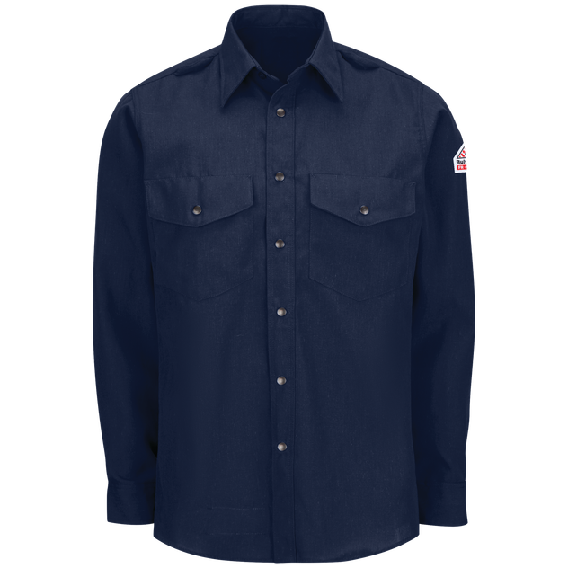 BulwarkFR-SNS2NV-navy-blue-shirt-front