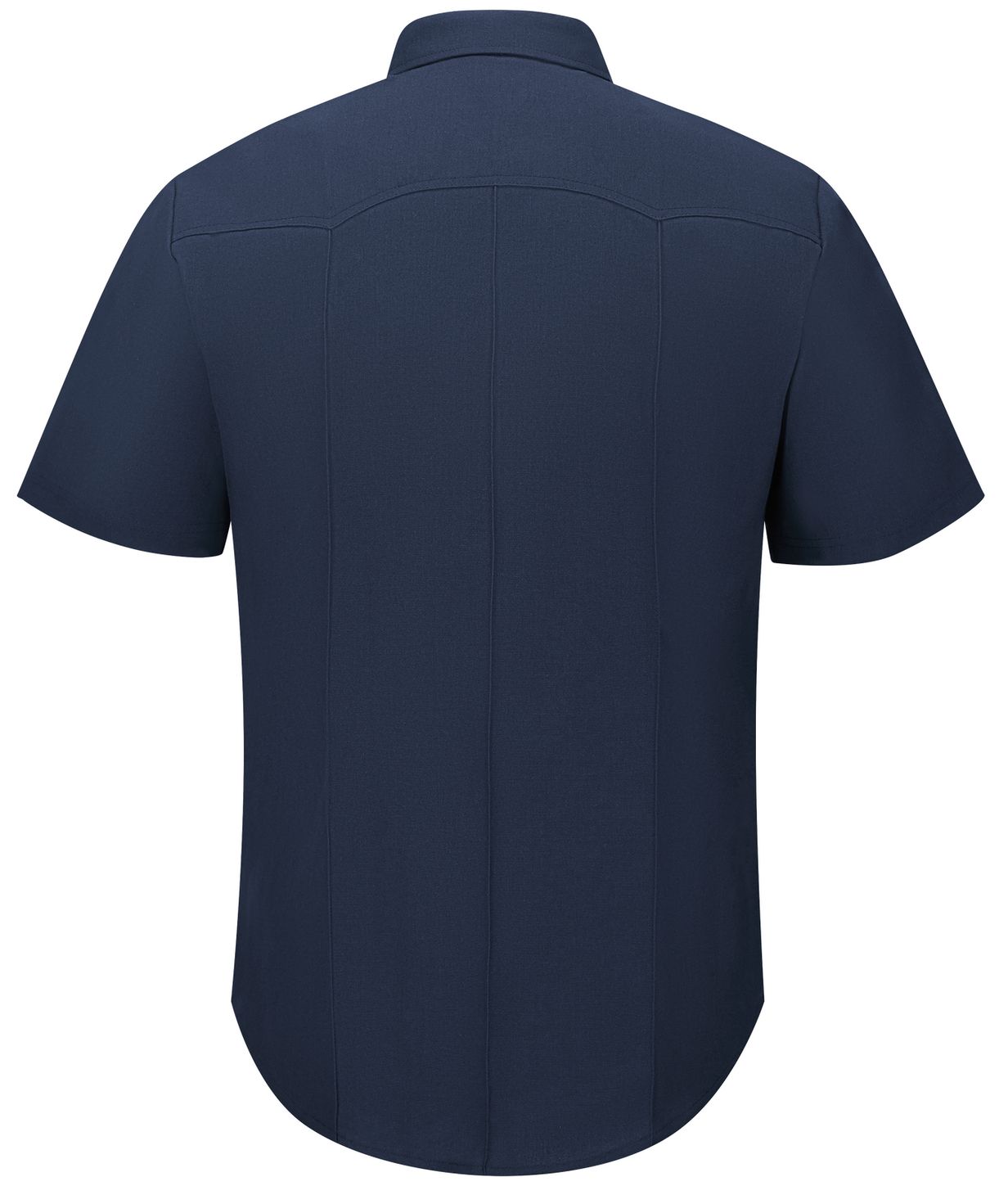 Workrite FR Firefighter Shirt FSF6, Classic Short Sleeve, Western Navy Back
