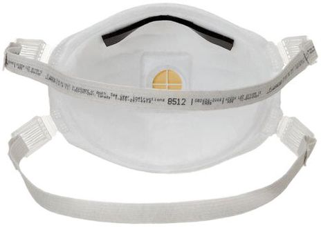 3M Disposable Welding Respirator 8512 - N95 Back