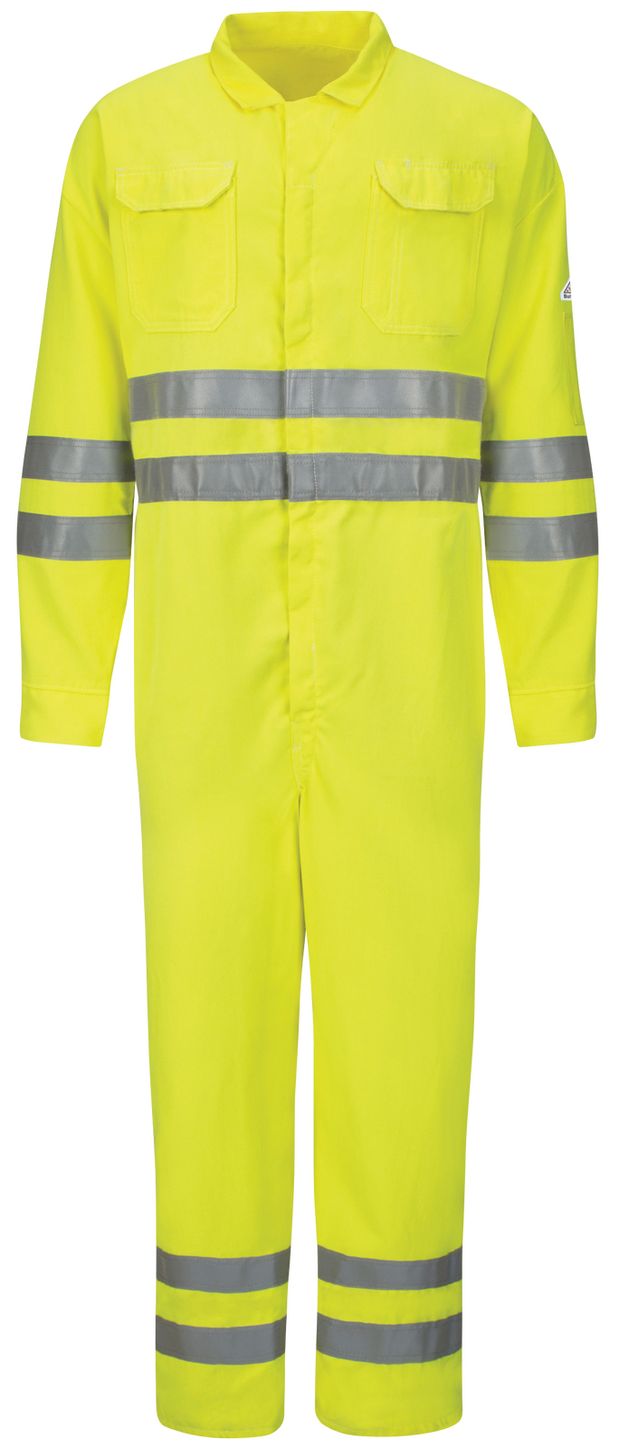 bulwark-fr-hi-visibility-coverall-cmd8-lightweight-deluxe-with-reflective-trim-yellow-green-front.jpg