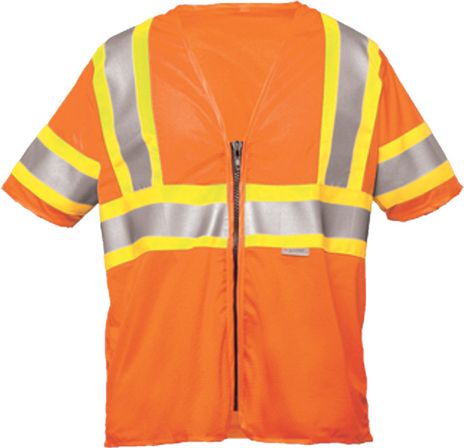OK-1 Safety Vests ODOT3MZ-04 in Orange