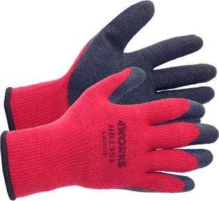 RBB Winter Fingerless Fishing Gloves Metal Coating Soft and Warm