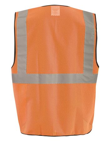Occunomix ECO-GCS High Visibility Mesh Surveyor Vest Back Orange