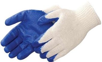4Works/Liberty Heavy Duty Gloves HC3511/9360SP Nitrile Palm Dipped w/  Safety Cuff — Glove Size: L — Legion Safety Products