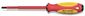 Knipex Tools Insulated Slotted Screwdriver 1/4" Tip 9T 53706