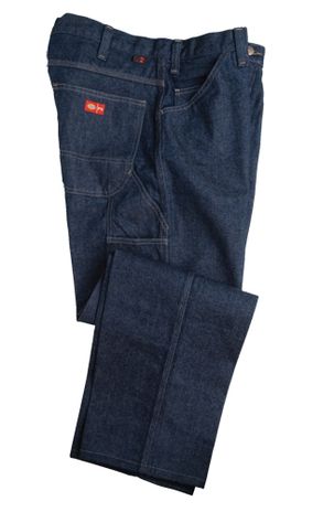 Workrite Dickies FR 4981 Carpenter Style Jeans - 14 oz Amtex 100% Cotton  (old p/n 498AC14) — Waist Size: 30, Pants Length: 34 — Legion Safety  Products