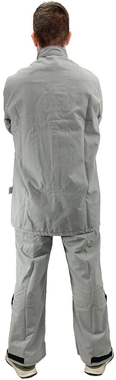 Cementex CUL40CT 40 Cal O Series Ultra Light Arc Rated Coat HRC 4 Back Grey