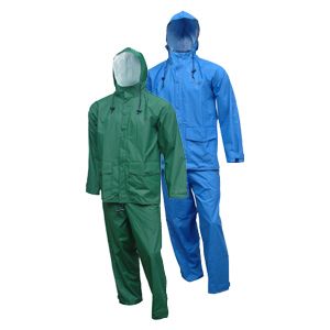 Tingley Storm-Champ® .20mm PVC Rain Suit - 2 Piece, with Attached Hood
