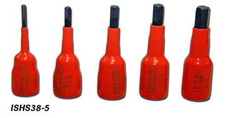 Cementex ISHS38-5 Insulated Ratchet And Hex Bit Set, 5PC